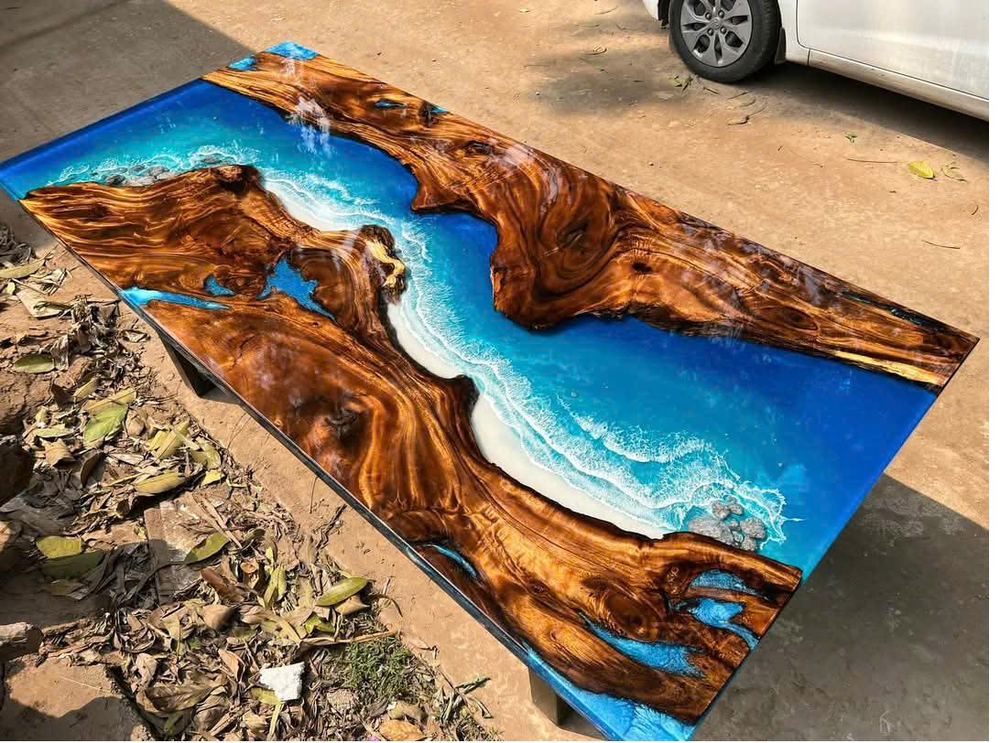 Fagraea epoxy furniture