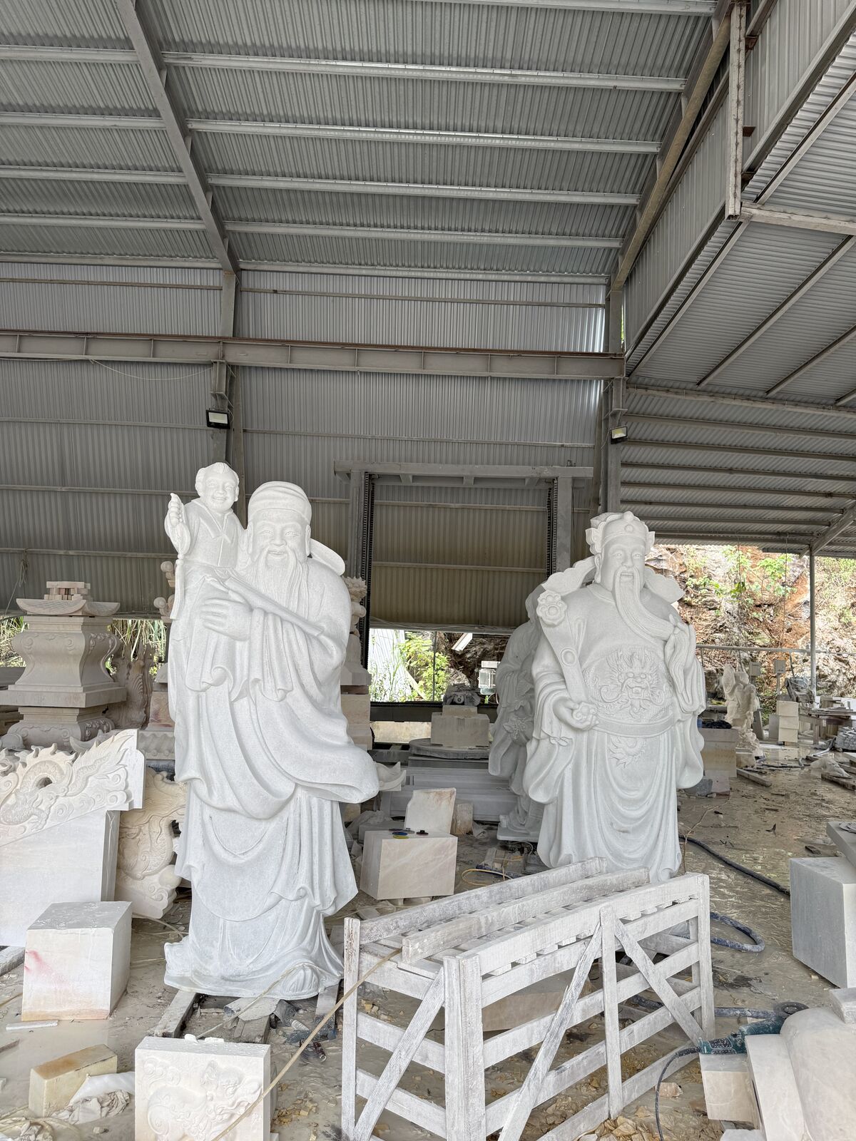 Stone finishing and craft workshop
