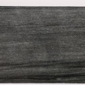 Polished striped black stone