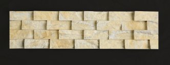 6-bar gold-mounted stone with honed