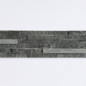 Black cross-carved stone 6 bars with 2 sanding pads