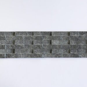 Black cross-carved stone 6 bars 2-way