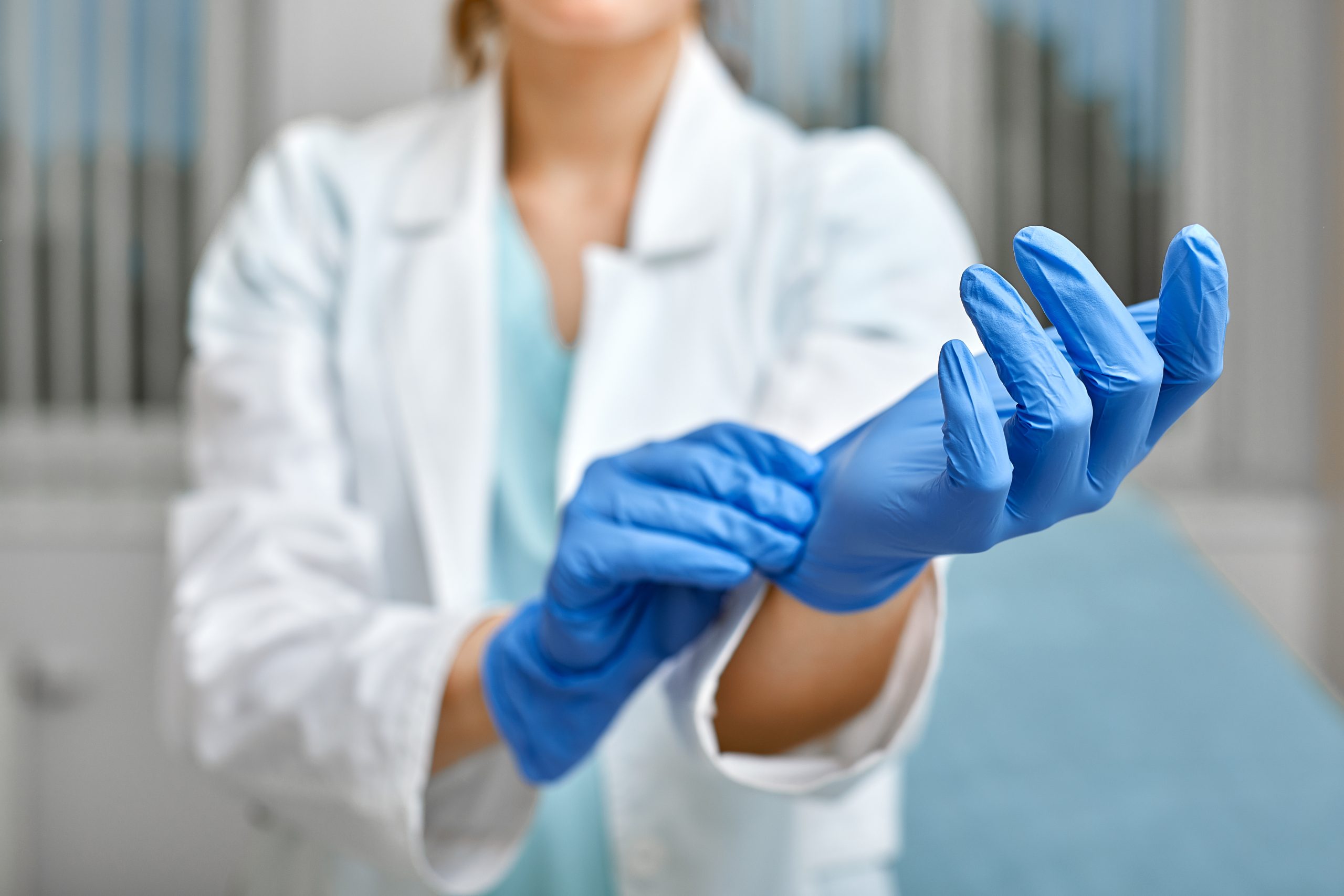 Nitrile glove production line